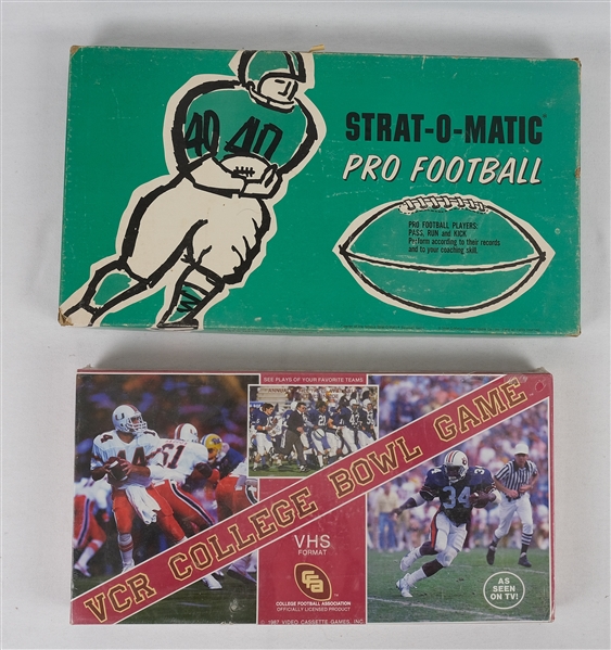 Lot of 2 Vintage Football Games