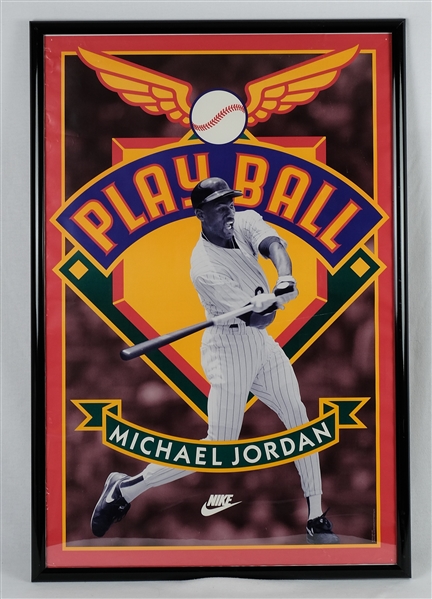 Michael Jordan Vintage 24x36 Nike Play Ball Poster