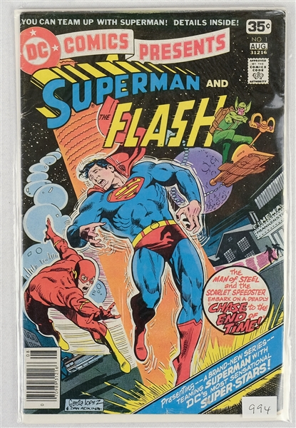 Superman and Flash Aug 1978 Comic Book Issue No 1 