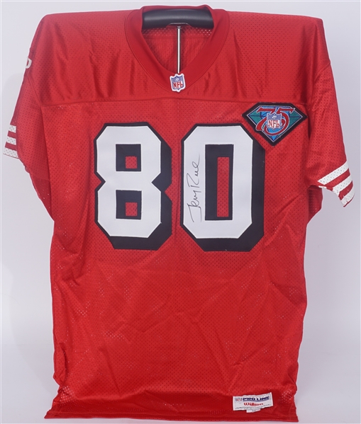 Jerry Rice Autographed Authentic San Francisco 49ers Jersey Beckett