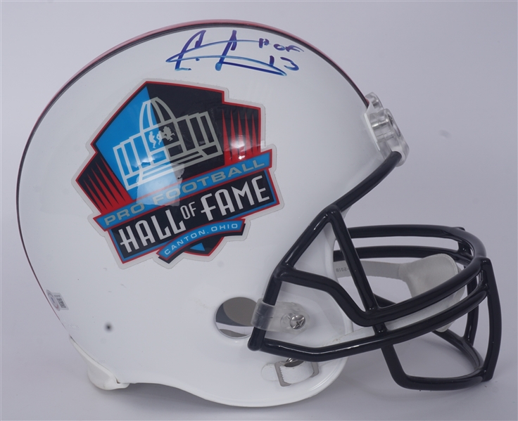 Cris Carter Autographed HOF 13 Full Size Hall of Fame Helmet Beckett