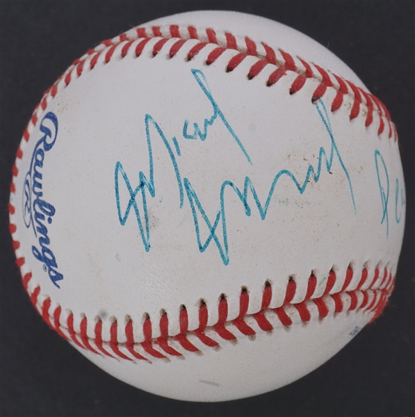 Mike McCready Autographed & Inscribed Baseball Beckett