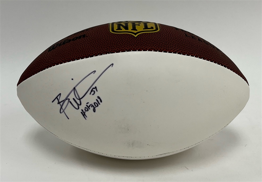 Brian Urlacher Autographed & HOF Inscribed "The Duke" Football JSA