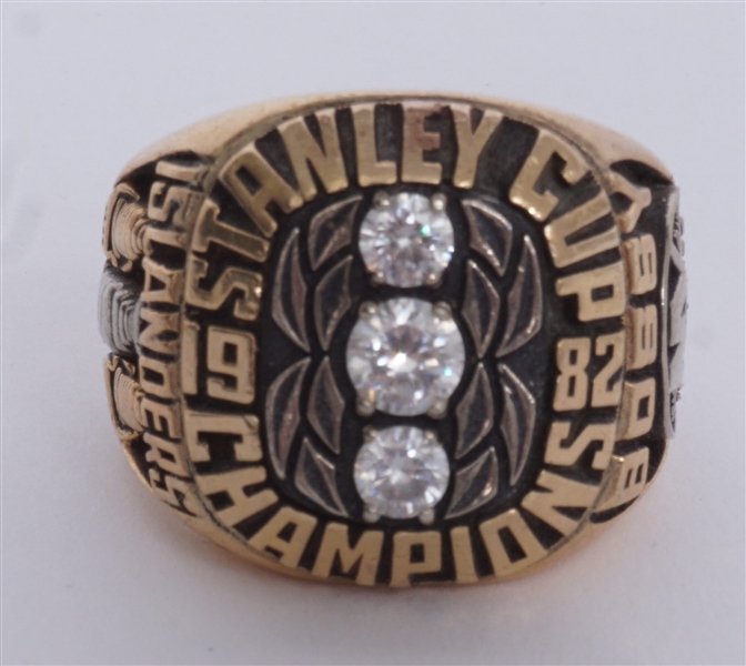Mike Bossy 1982 New York Islanders Stanley Cup Salesman Sample Championship Ring PSA/DNA