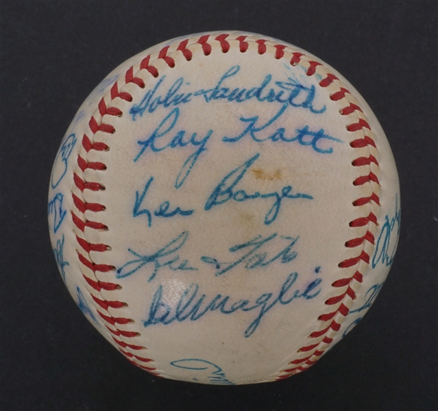 1958 St. Louis Cardinals Team Signed Baseball w/ Stan Musial & Ken Boyer Beckett LOA