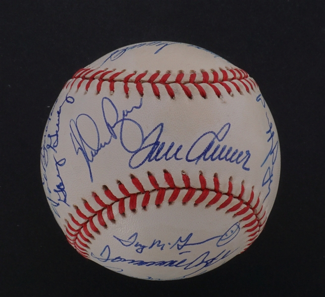 1969 New York Mets Team Signed Baseball w/ Nolan Ryan & Tom Seaver- Goldin 