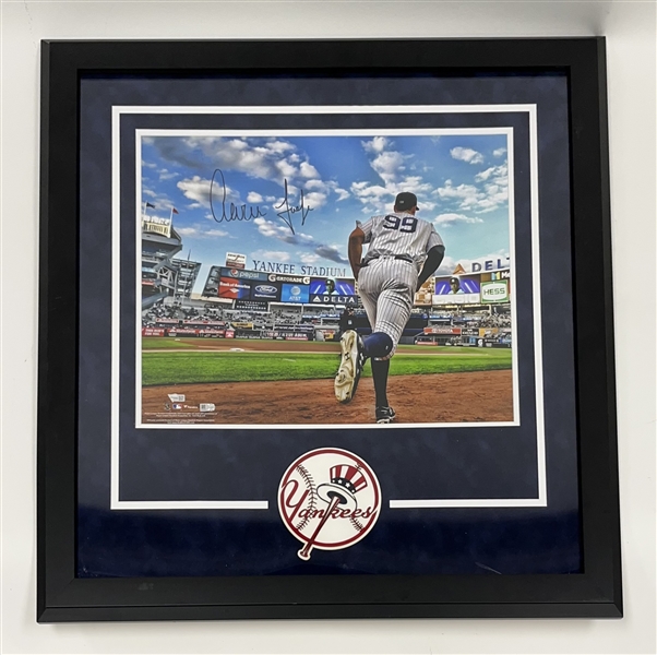 Aaron Judge Autographed & Framed 16x20 Photo MLB & Fanatics