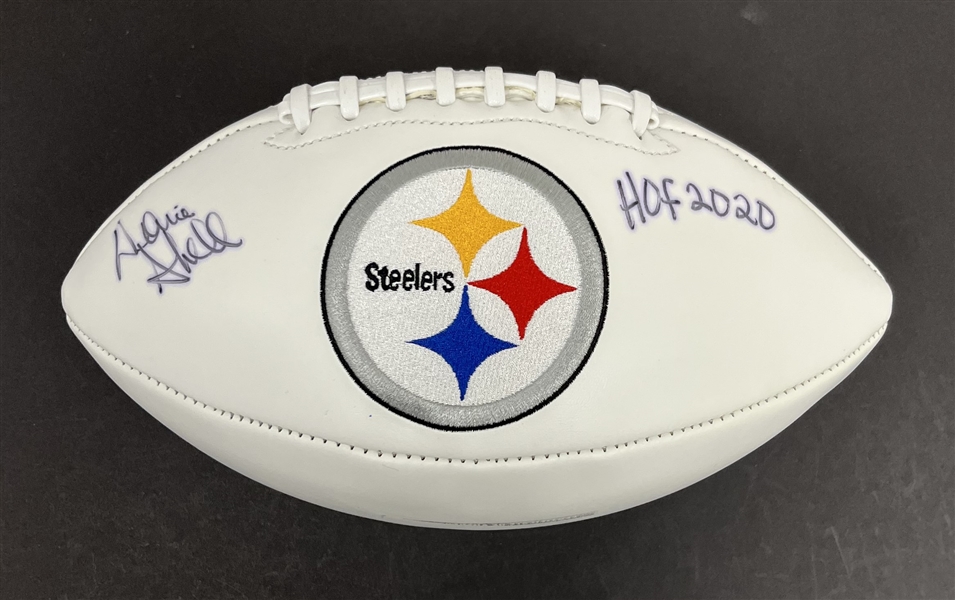 Donnie Shell Autographed & HOF Inscribed Pittsburgh Steelers Football