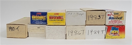 Lot of (11) 1980s & 1990s Baseball Card Sets