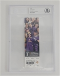 Kyle Rudolph Autographed & Encapsulated Authentic Ticket From First NFL Game Beckett