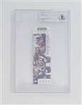 Harrison Smith Autographed & Encapsulated Authentic Ticket From First NFL Interception Beckett