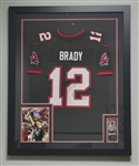Tom Brady Autographed & Framed Authentic Tampa Bay Buccaneers Jersey w/ Beckett LOA & Letter of Provenance