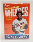 Rod Carew 1991 Wheaties Box LE #302/1000 w/ Acrylic Case