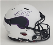 Dalvin Cook Autographed Minnesota Vikings Full Size Lunar Eclipse Authentic Helmet JSA
