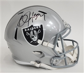 Bo Jackson Autographed Oakland Raiders Full Size Replica Helmet Beckett