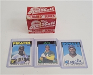 1986 Topps Traded Series Baseball Complete Set w/ Bonds, Canseco, & Jackson Rookies