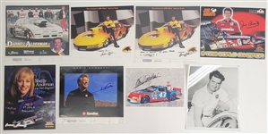 Lot of 24 Racecar Related Autographed 8x10 Photos w/ Detailed Letter of Provenance