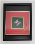 Kirby Puckett Autographed & Framed Authentic Metrodome AstroTurf Piece Display w/ Beckett LOA