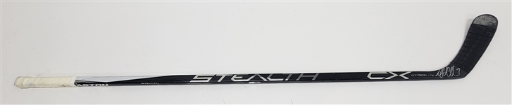 Matt Cullen Minnesota Wild Game Used & Autographed Hockey Stick w/ Wild LOA