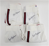 Bert Blyleven Lot of (4) Game Used California Angles Pants Signed w/Blyleven Signed Letter of Provenance 