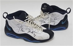 Kevin Garnett Game Used & Autographed Shoes Beckett