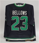 Brian Bellows 1992-93 Minnesota North Stars Game Issued Jersey w/ 100-Year Stanley Cup Patch