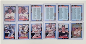 Lot of (12) 1988 Donruss Baseball Cards w/ Tom Glavine Rookie
