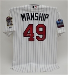 Jeff Manship 2010 Minnesota Twins Game Used & Autographed Jersey