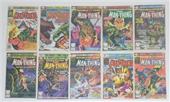 "The Man-Thing" Vintage Comic Book Collection (10)
