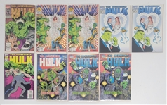"The Incredible Hulk" Vintage Comic Book Collection (9)