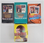 Lot of 4 Basketball Card Boxes - 3 Factory Sealed