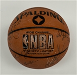 1984-85 Chicago Bulls Team Signed Spalding Basketball w/ Rookie Jordan Signature