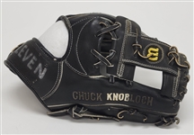 Chuck Knoblauch c. 1991-93 Minnesota Twins Game Used & Autographed Glove w/Knoblauch LOA