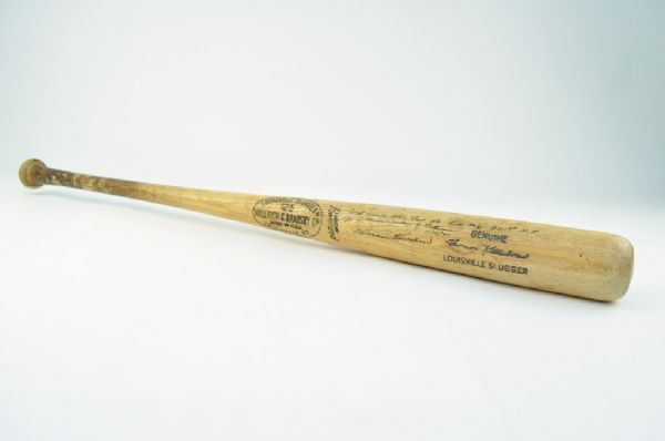 Harmon Killebrew 501st HR Game Used & Autographed w/Inscription Bat From 500th Home Run Game GU 9.5
