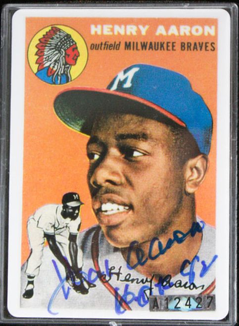 Lot Detail - Hank Aaron Autographed Signature Series Limited Edition ...