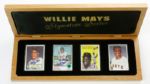 Willie Mays Autographed Signature Series Limited Edition Porcelain Card Set