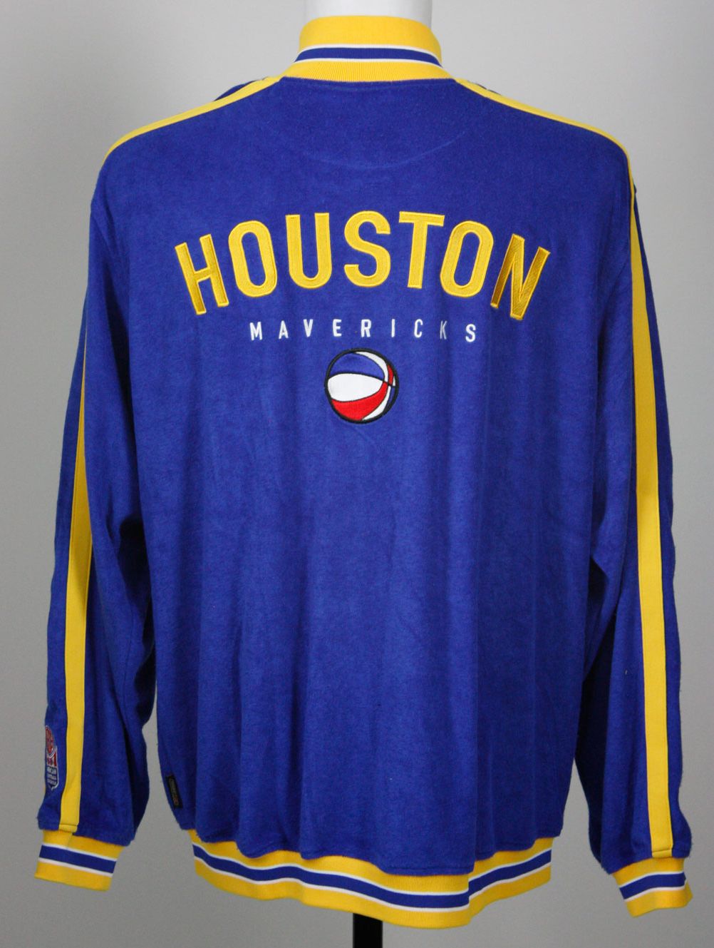 Download Lot Detail - Houston Mavericks ABA Basketball Warm Up Jacket
