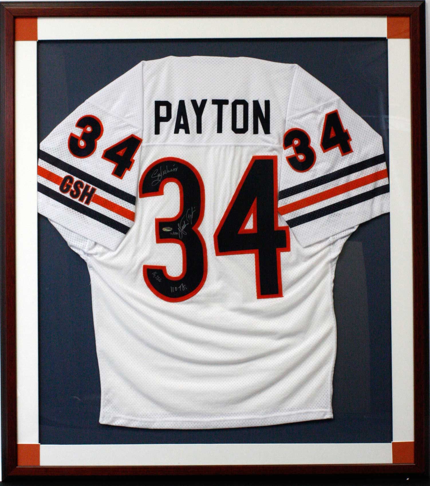 Lot Detail - Walter Payton Autographed & Framed Limited Edition