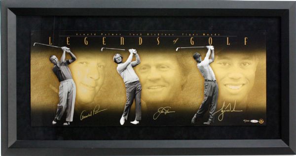 Legends of Golf Limited Edition Autographed Framed Display UDA