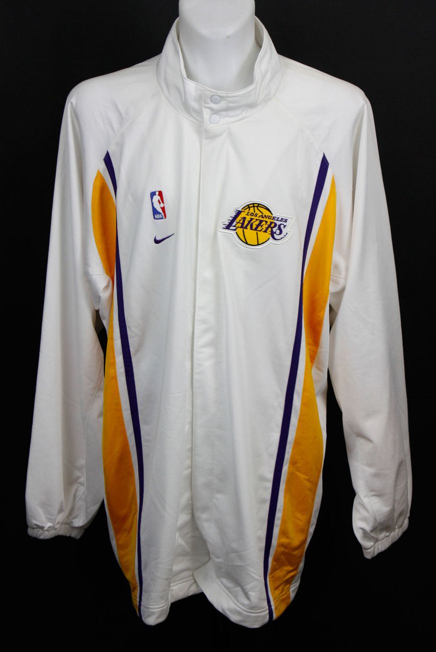 Lot Detail - Los Angeles Lakers NBA Basketball Warm Up Jacket