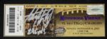 Adrian Peterson Autographed Multi Inscription Helmet & Ticket with Display Case
