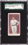 Shoeless Joe Jackson 1909-11 American Caramel E90-1 Rookie Card Graded SGC 40