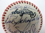 Autographed Team Signed Baseball w/33 Signatures