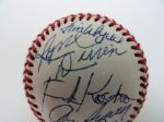 Autographed Team Signed Baseball w/33 Signatures