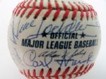 Autographed Team Signed Baseball w/33 Signatures