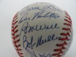 Autographed Team Signed Baseball w/33 Signatures