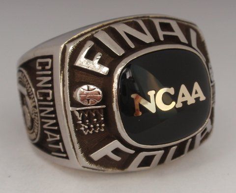 Herb Jones 1992 Cincinnati Bearcats NCAA Final Four Basketball Ring