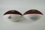 Lot of 6 Autographed Footballs