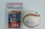Mark McGwire Autographed Baseball & Rookie Card