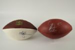 Lot of 6 Autographed Footballs